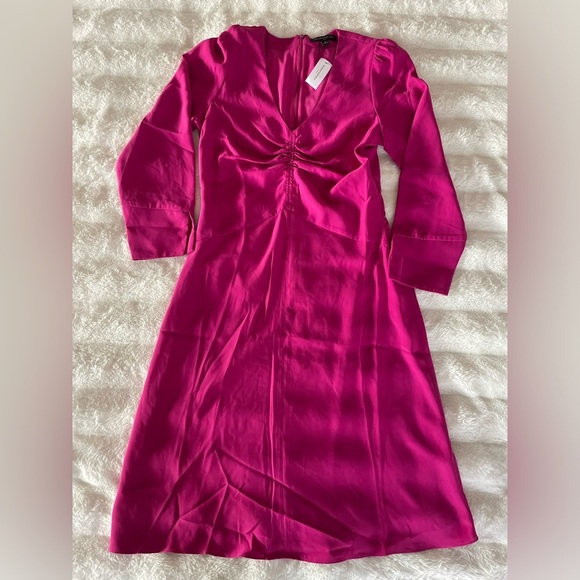 Banana Republic Shirred Midi Dress - Picture 1 of 7